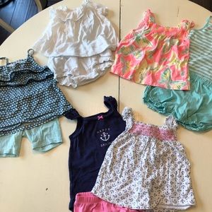 Baby girl 18 month summer clothing capsule
